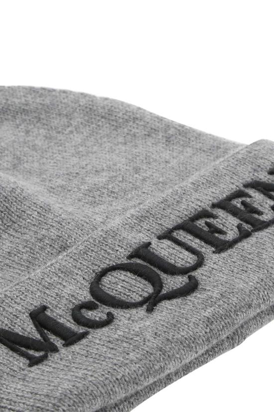 알렉산더 맥퀸 비니 캐시미어 비니  1460 그레이 - ALEXANDER MCQUEEN