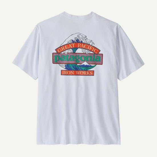  파타고니아 반팔 티셔츠 그레이트 웨이브스 레스폰시빌리 티셔츠 - PATAGONIA