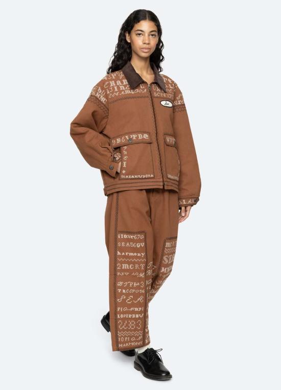 씨뉴욕 스트레이트 팬츠 RS26 080 BROWN - SEA NY
