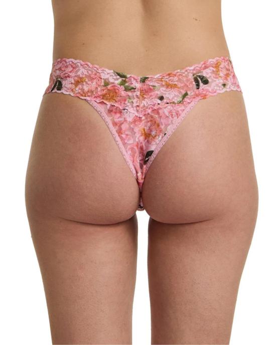  행키 팽키 팬티 행키 팬키 프린트 오리지널 끈 댄싱 페탈스 핑크 - HANKY PANKY