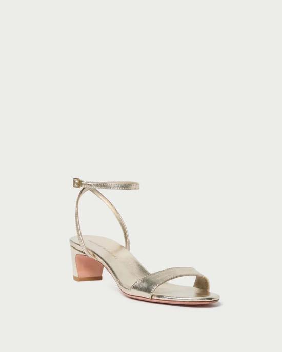  로플러랜달 샌들 로플러 랜달 앨리스 가죽  골드 - LOEFFLER RANDALL