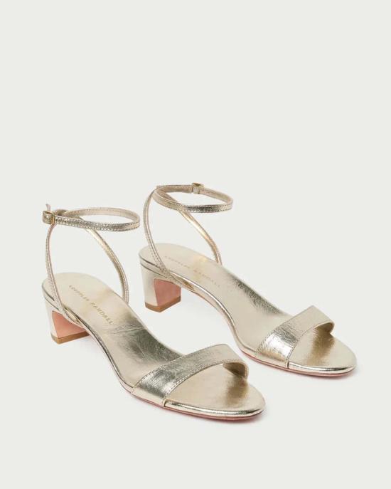  로플러랜달 샌들 로플러 랜달 앨리스 가죽  골드 - LOEFFLER RANDALL