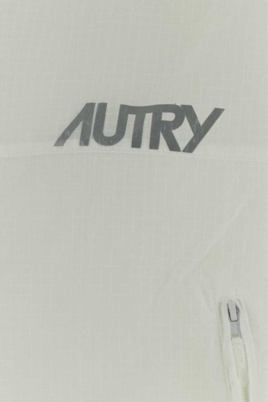  오트리 자켓 화이트 나일론 윈드브레이커 - AUTRY