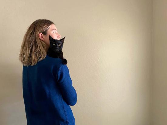  해피 프렌치 갱 점프수트 Happyfrenchgang 텍스처드  인디고 - HAPPY FRENCH GANG