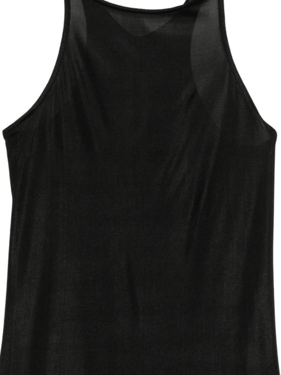  릭 오웬스 민소매 티셔츠 레이서백 탱크탑 블랙 - RICK OWENS
