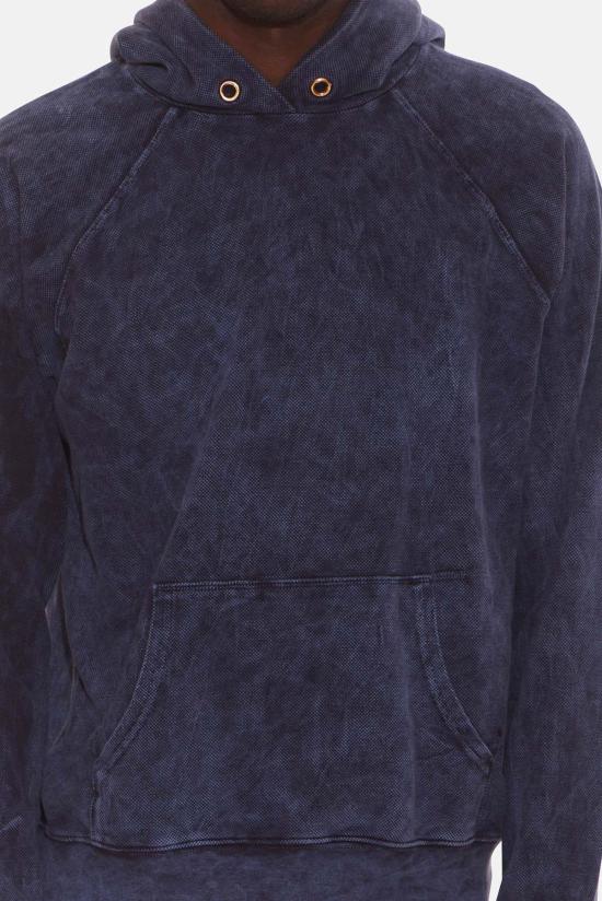  레스 티엔 후드 티셔츠 LESMFW23 02 BLUE - LES TIEN