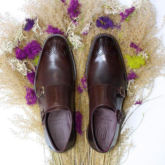  노아 왁스만 로퍼 MO2CLF BROWN