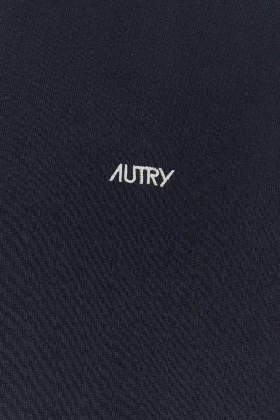  오트리 후드 티셔츠 코튼 스웨트셔츠 A2 JB 다크 블루 - AUTRY