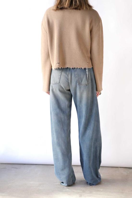  MM6 메종마르지엘라 데님 팬츠 Mm6 메종 마르지엘라 5포켓  그레이/블루 - MM6 MAISON MARGIELA