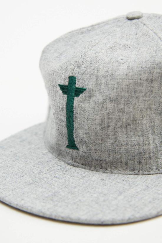  토템 브랜드 컴퍼니 모자 Totem Brand Co. X Ebbets Cap 그레이 헤더 울 - TOTEM BRAND CO.