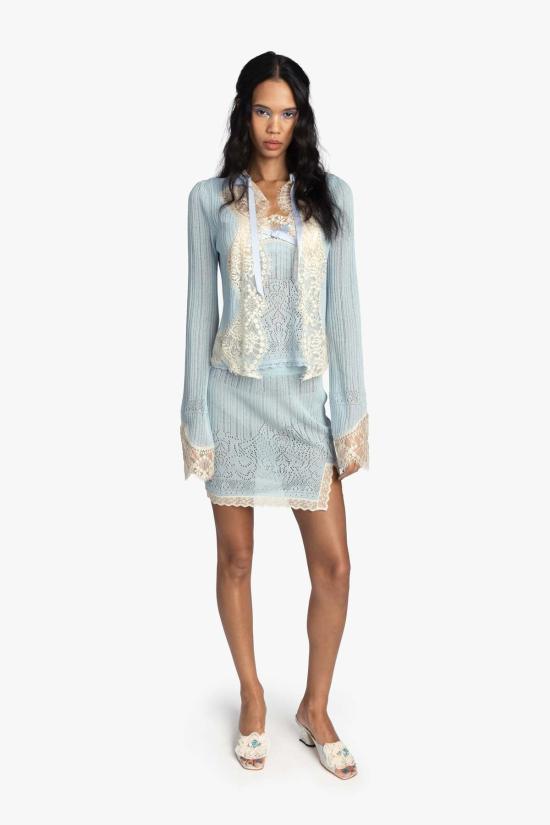  안나 수이 숏 스커트 226N10 BLUE - ANNA SUI