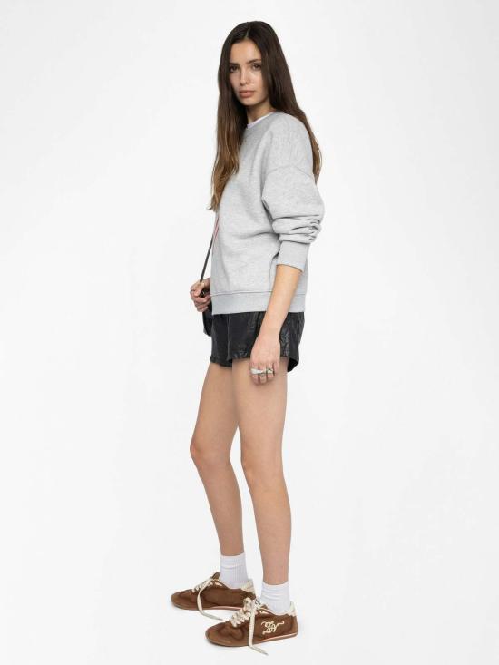  자딕앤볼테르 스웨터 Zadig & Voltaire 오스카 스웨트셔츠 Gris Chine Clai - ZADIG & VOLTAIRE