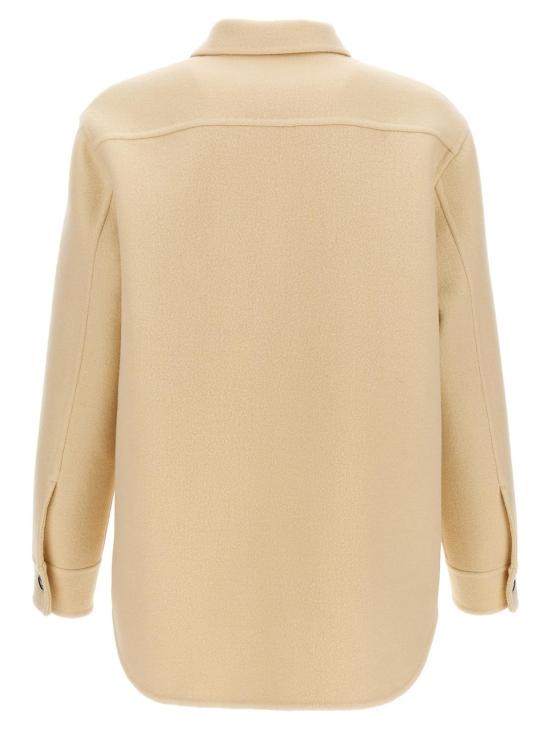  질샌더 코트 질 샌더 버진 울  베이지 - JIL SANDER