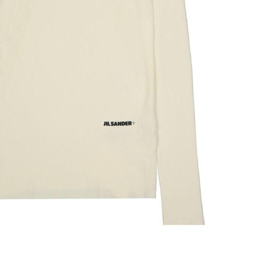  질샌더 스웨터 질 샌더 코튼 스웨트셔츠 화이트 - JIL SANDER
