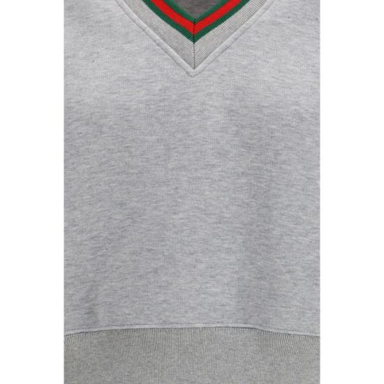 26SS 구찌 스웨터 더 웹 코튼 스웨트셔츠 - GUCCI