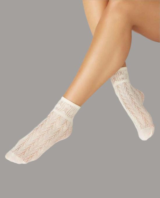  스웨디시 스타킹스 양말 스웨덴 스타킹 에리카 크로셰  아이보리 크로셰 - SWEDISH STOCKINGS