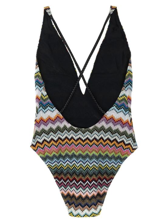  미소니 원피스 수영복 미쏘니 비스코스  멀티컬러 - MISSONI