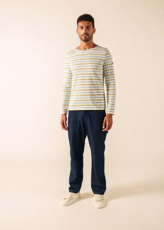  Saint James USA 긴팔 티셔츠 세인트 제임스 우사 민키에르 모던 트리 트리 컬러 브레통 셔츠 - OTHER BRANDS