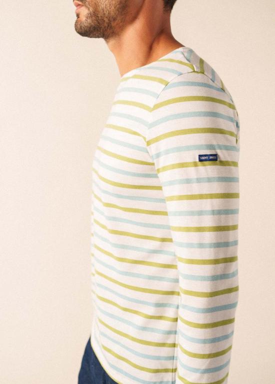  Saint James USA 긴팔 티셔츠 세인트 제임스 우사 민키에르 모던 트리 트리 컬러 브레통 셔츠 - OTHER BRANDS
