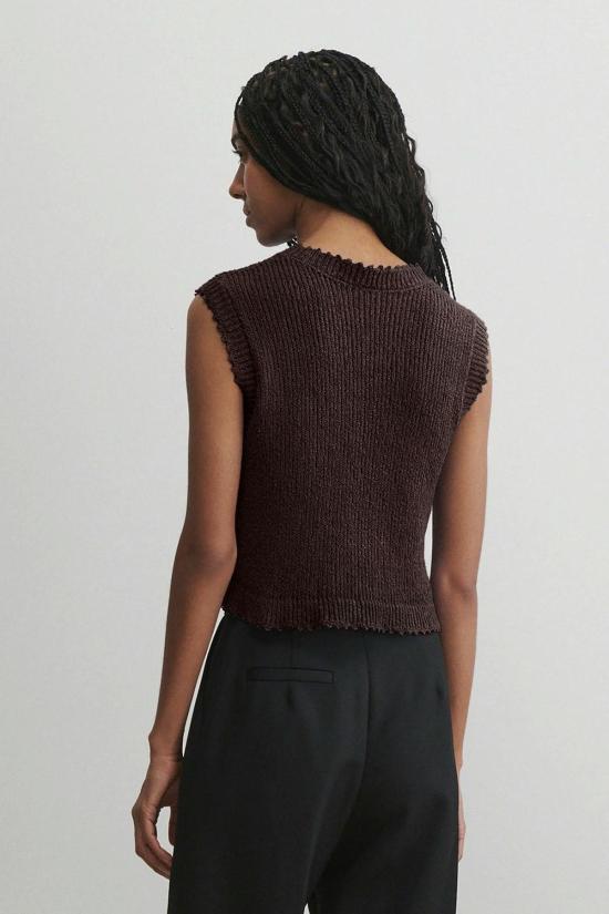  레이첼 코미 블라우스 렐렌트 탑 초콜릿 - RACHEL COMEY