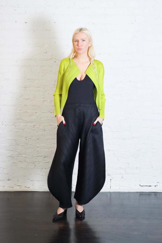  플리츠플리즈 가디건 PP66JO163 YELLOW - PLEATS PLEASE