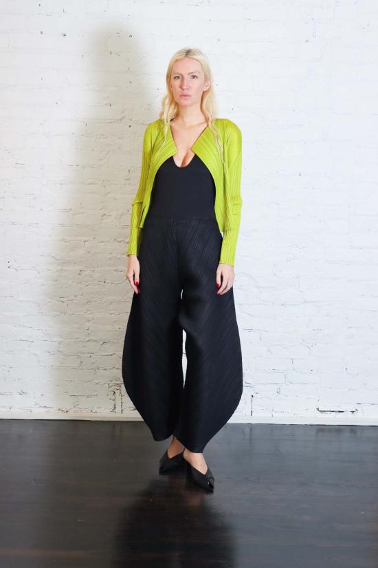  플리츠플리즈 가디건 PP66JO163 YELLOW - PLEATS PLEASE