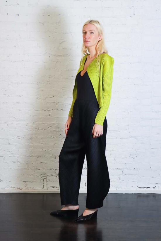  플리츠플리즈 가디건 PP66JO163 YELLOW