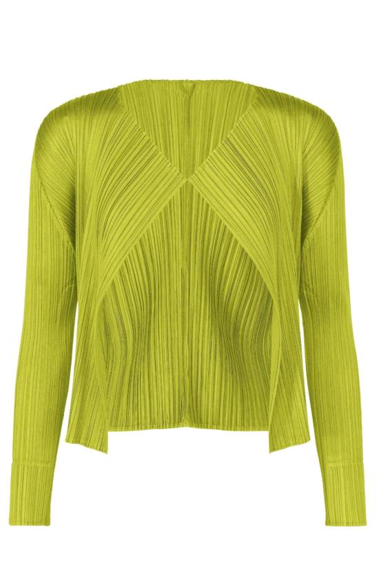  플리츠플리즈 가디건 PP66JO163 YELLOW - PLEATS PLEASE