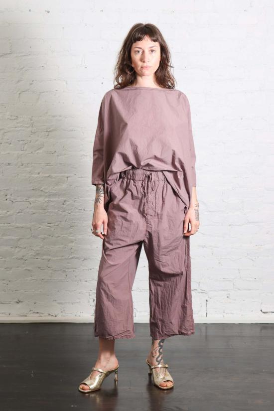  앨범 디 파밀리아 스트레이트 팬츠 Album Di Famiglia Wide And Short Tc Trousers