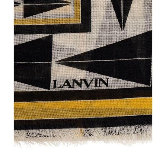  랑방 머플러/스카프 바이컬러 울 스카프 - LANVIN
