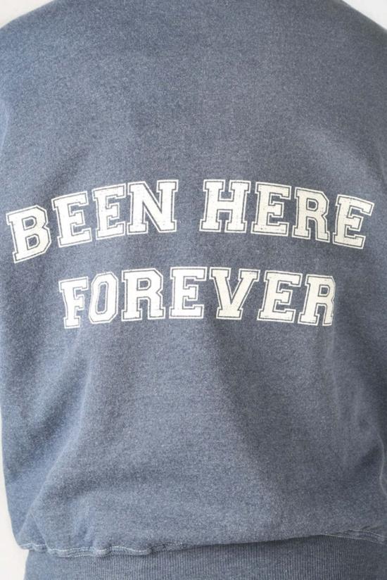  블루&크림 후드 티셔츠 Been Here Forever 후드티 네이비 - BLUE&CREAM