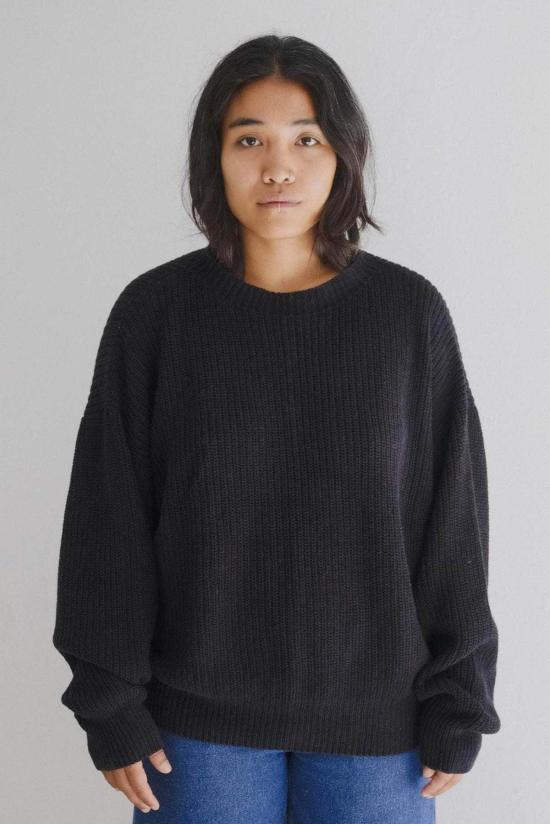  베이스레인지 스웨터 미아  블랙