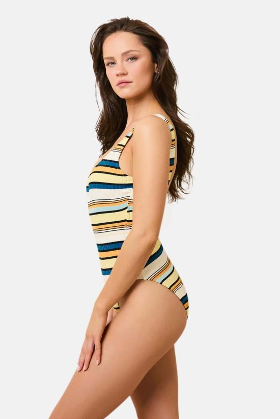  솔리드 앤 스트라이프 원피스 수영복 SP25 S008SR VAS RIVIERA STRIPE
