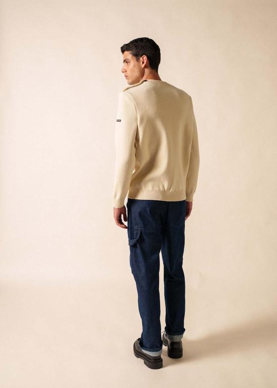  세인트제임스 스웨터 Saint James Usa Cancale 피셔맨  에크루 - SAINT JAMES
