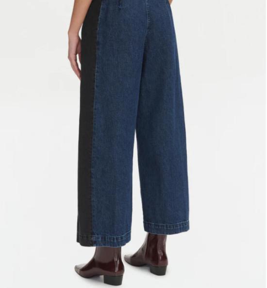  레이첼 코미 데님 팬츠 가라 팬츠 다크 워시 - RACHEL COMEY