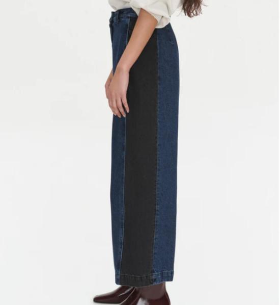  레이첼 코미 데님 팬츠 가라 팬츠 다크 워시 - RACHEL COMEY
