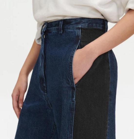  레이첼 코미 데님 팬츠 가라 팬츠 다크 워시 - RACHEL COMEY