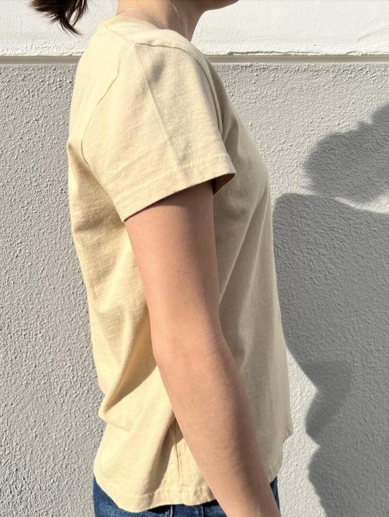  몬테시토 컬렉티브 반팔 티셔츠 몬테시토 콜렉티브 프레스콧 티 코코넛 - MONTECITO COLLECTIVE