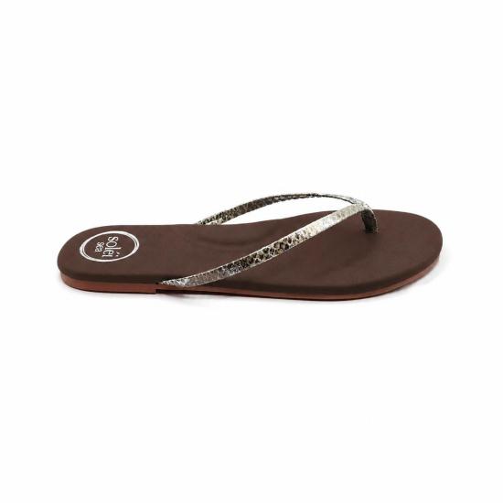  Solei Sea 슈즈 솔레이 씨 코파 리자드 프린트 샌들 브라운/리자드 - OTHER BRANDS