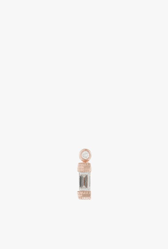  제니 권 디자인스 싱글 이어링 제니 권 디자인 바게트 도트 스터드 14K 옐로우/로즈/화이트 골드 - JENNIE KWON DESIGNS