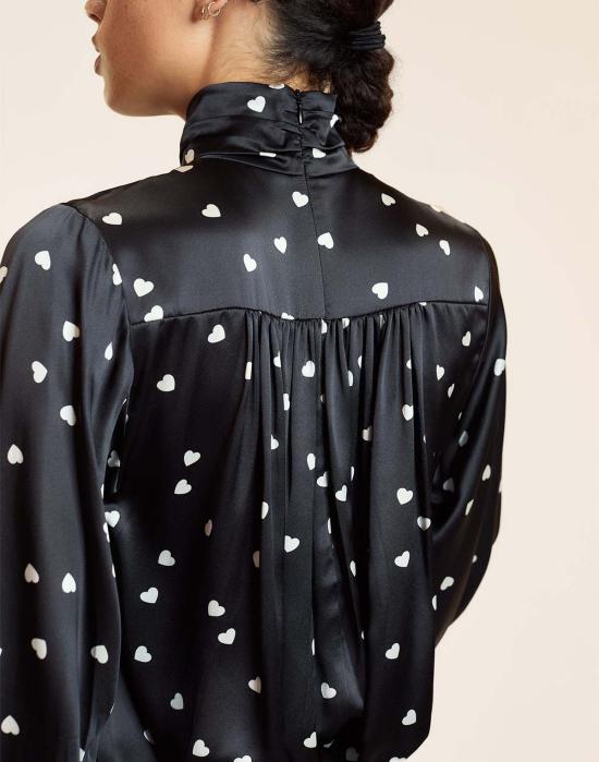  신시아 로리 블라우스 신시아 로울리 먼로 실크  블랙 - CYNTHIA ROWLEY