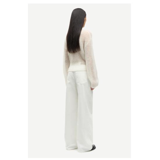  삼소앤삼소 스트레이트 팬츠 Samsøe Samsøe 사쉘리 트라우저 클리어 크림 - SAMSOE SAMSOE