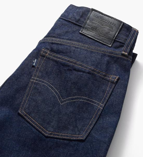  리바이스 데님 팬츠 재패니즈 셀비지 컬럼 진 다크 워시 - LEVI'S