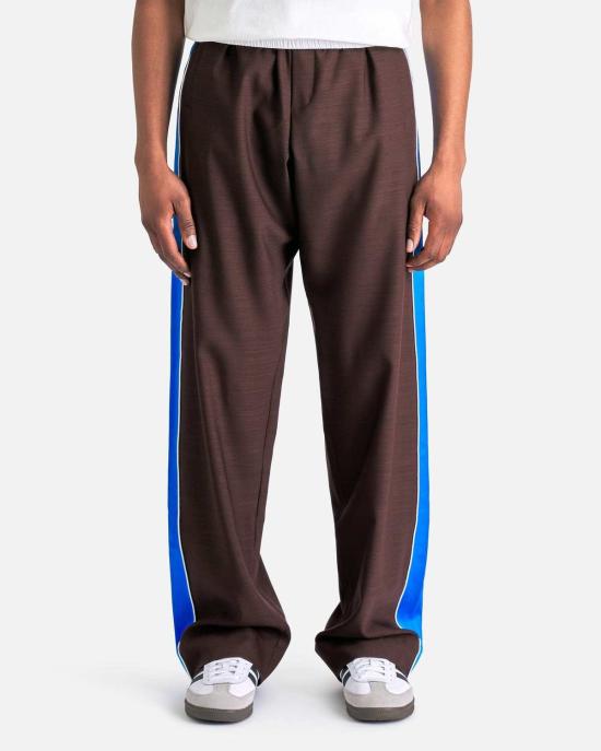  웨일즈보너 트레이닝/조거 팬츠 MS24TR01 WO06 899 DARK BROWN BLUE