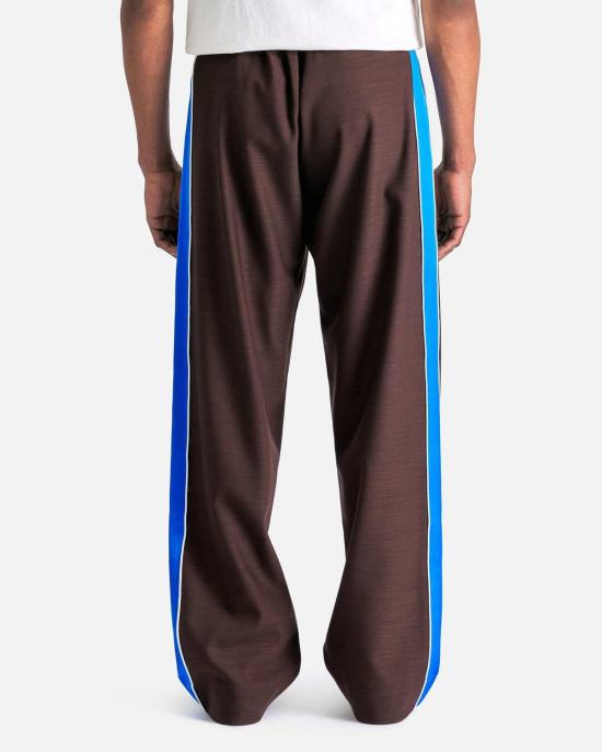  웨일즈보너 트레이닝/조거 팬츠 MS24TR01 WO06 899 DARK BROWN BLUE - WALES BONNER