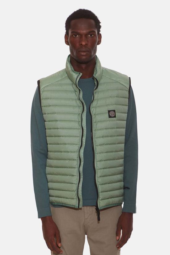  스톤 아일랜드 패딩 조끼 MO7715G0224 V0055 GREEN - STONE ISLAND