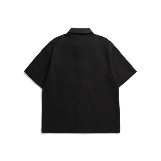  아펜쳐 반팔 티셔츠 Arpenteur 코랄 와이드 칼라 셔츠 레이첼 메쉬 - ARPENTEUR
