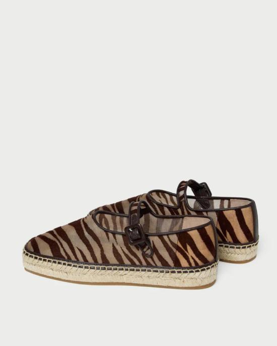  로플러랜달 스니커즈 로플러 랜달 클로버 에스파드리유 얼룩말 - LOEFFLER RANDALL