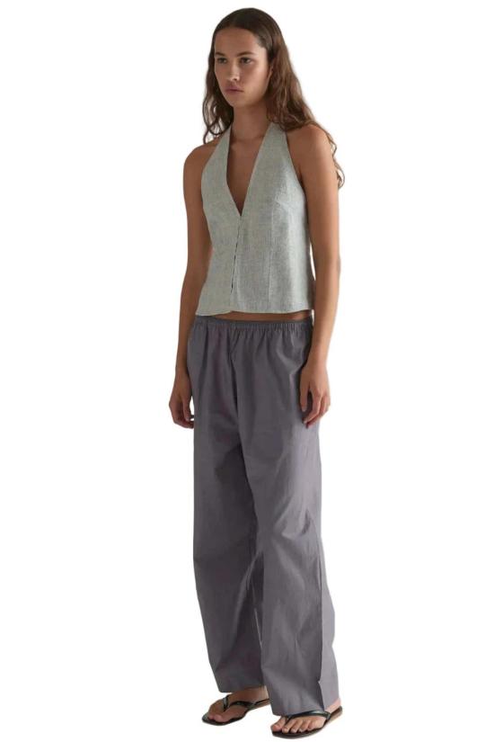  데이지 스튜디오 스트레이트 팬츠 Deiji Studios Ease Trouser Currant - DEIJI STUDIO
