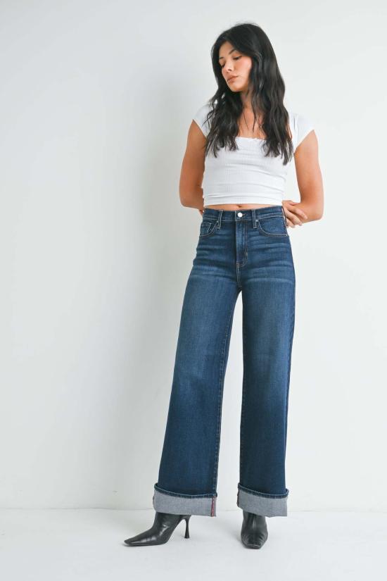  저스트 블랙 데님 데님 팬츠 BP476J BLUE - JUST BLACK DENIM